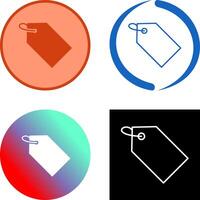 Unique Tag Icon vector