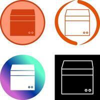 Unique Box Icon vector