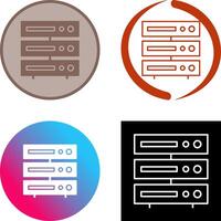 Unique Server Icon vector