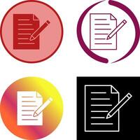 Unique Edit Document Icon vector