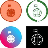 Unique Global Signals Icon vector