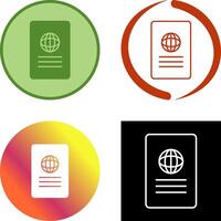 Unique Global Report Icon vector