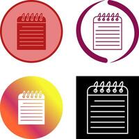 Unique Note Icon vector