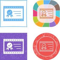 Unique Quality Assurance Icon Design vector