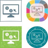 Unique Pay Per Click Icon Design vector