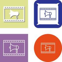 Unique Internet Ads Icon Design vector