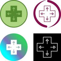 Unique Direction Keys Icon Design vector