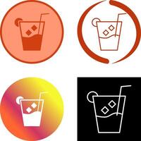 Unique Whiskey Sour Icon Design vector