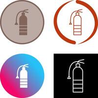 Unique Extinguisher Icon Design vector