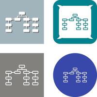 Unique Seo Structure Icon vector