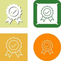 Unique Quality Control Icon vector