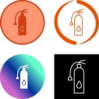 Unique Fire Extinguisher Icon Design vector