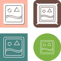 Unique Images Icon Design vector
