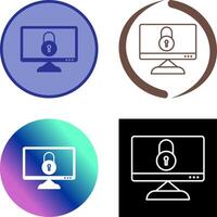 Unique Confidentiality Icon Design vector