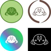 Unique Game Character Icon Design vector