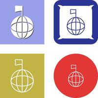 Unique Global Signals Icon vector