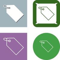 Unique Tag Icon vector