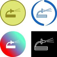 Unique Spraying Water Icon Design vector