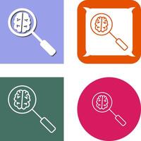 Unique Intelligent Search Icon vector