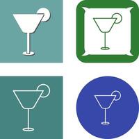 Cocktail Drink Icon Design vector