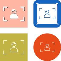 Unique Focus Icon Design vector