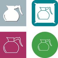 Coffee Pot Icon Design vector