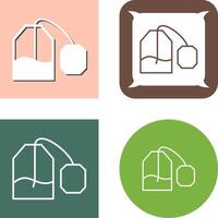 Tea Bag Icon Design vector