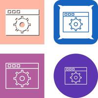 Unique Settings Icon vector