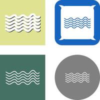 Magnetic Waves Icon Design vector