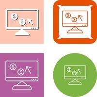 Unique Pay Per Click Icon Design vector
