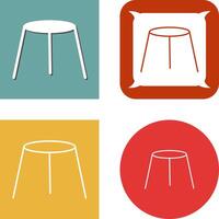 Unique Stool Icon Design vector