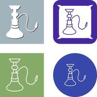 Unique Hookah Icon Design vector