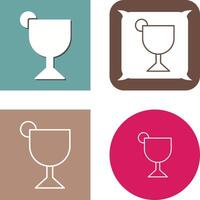 Unique Sherry Icon Design vector