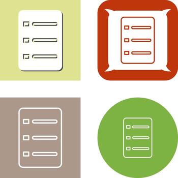 Unique Menu Icon Design vector