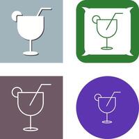 Unique Drinks Icon Design vector