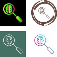 Unique Intelligent Search Icon vector