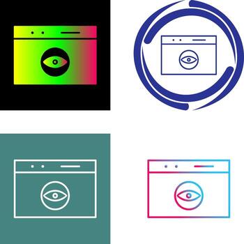 Unique Link Optimization Icon vector