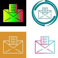 Email Documents Icon Design vector