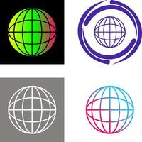 Globe Icon Design vector