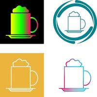 Cappucino Icon Design vector