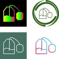 Tea Bag Icon Design vector