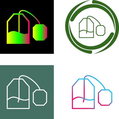 Tea Bag Icon Design