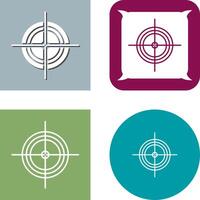 Unique Target Icon Design vector