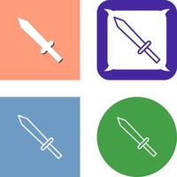 Unique Sword Icon Design vector