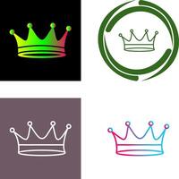 King Crown Icon Design vector