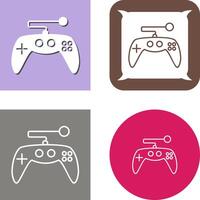 único juego de azar controlar icono diseño vector