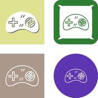 único juego de azar controlar icono diseño vector