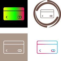 Unique Credit Card Icon vector