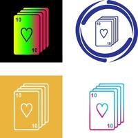 Deck of Cards Icon Design vector