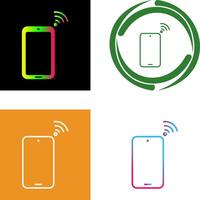 Unique Connected Device Icon vector